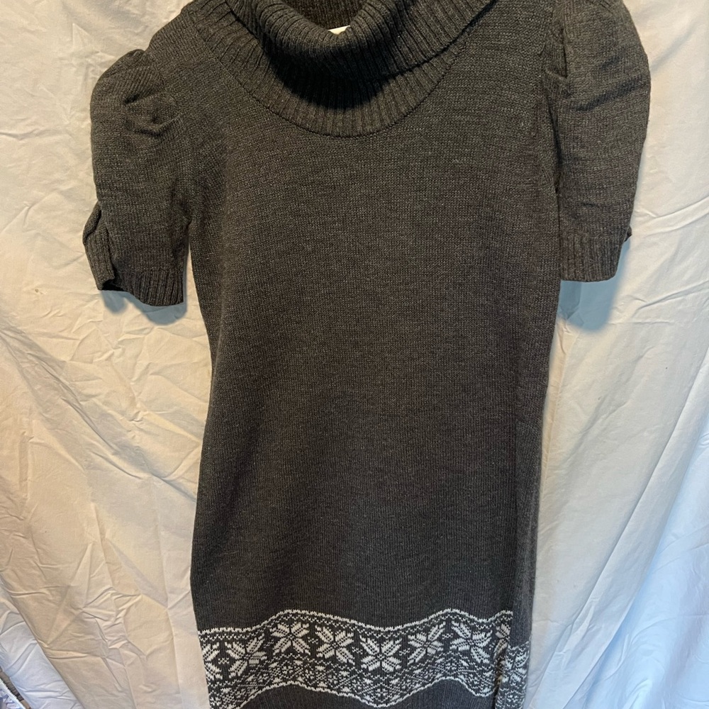 AB Studio Charcoal Knit Sweater